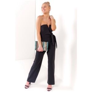 Francesca’s Black Strapless Jumpsuit (never worn)